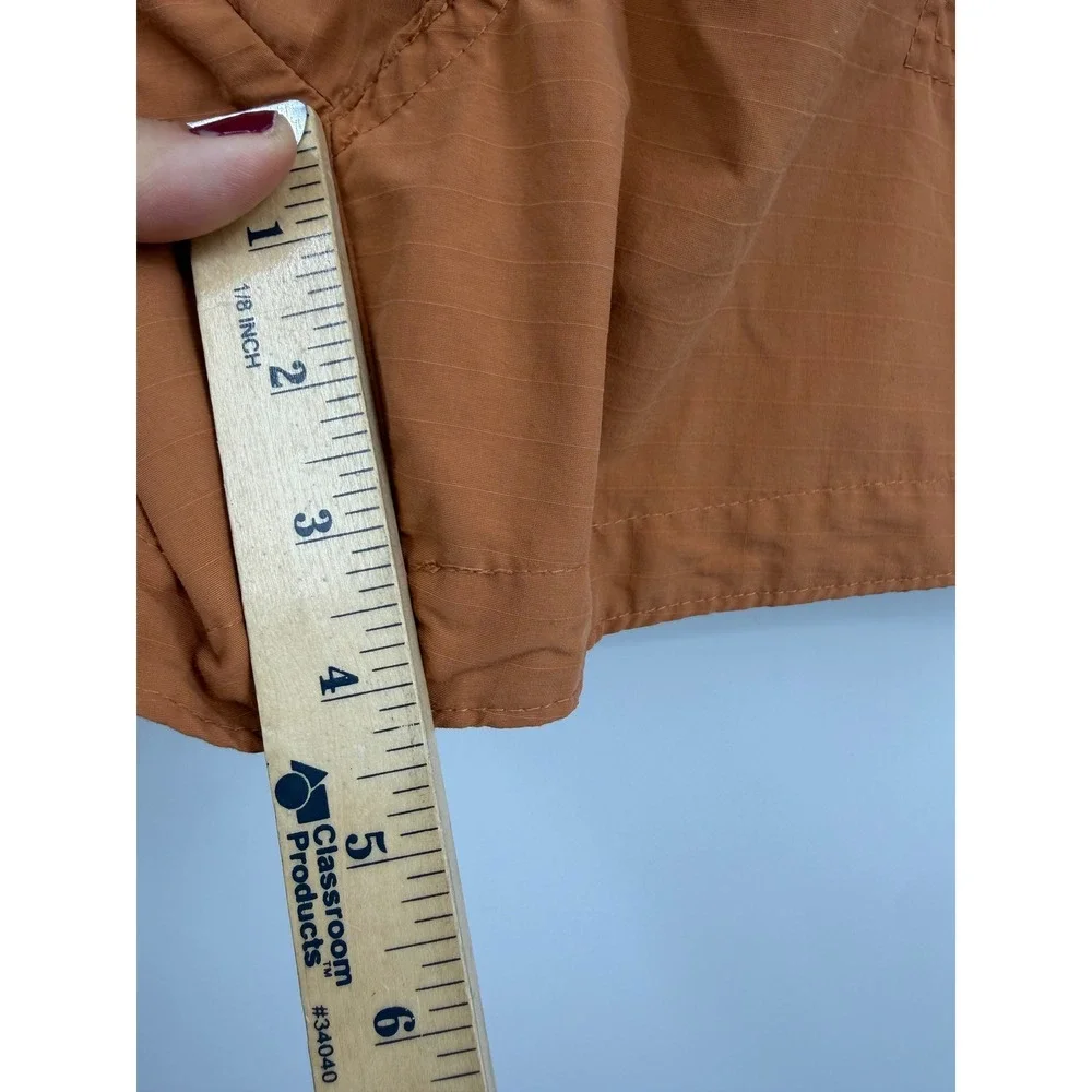 Magellan Outdoors Pro Explore Shorts Womens XL Orange Ripstop‎ Hiking Belted